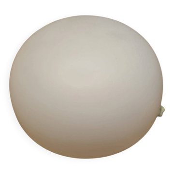 White opaline ceiling light from 1970