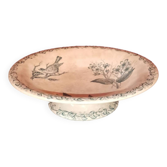 Terre de Fer bird fruit bowl