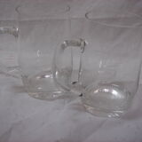 Set de 2 chopes à bière en cristal