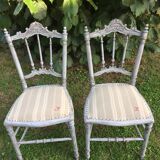 Pair of Louis XV style chairs