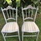 Pair of Louis XV style chairs