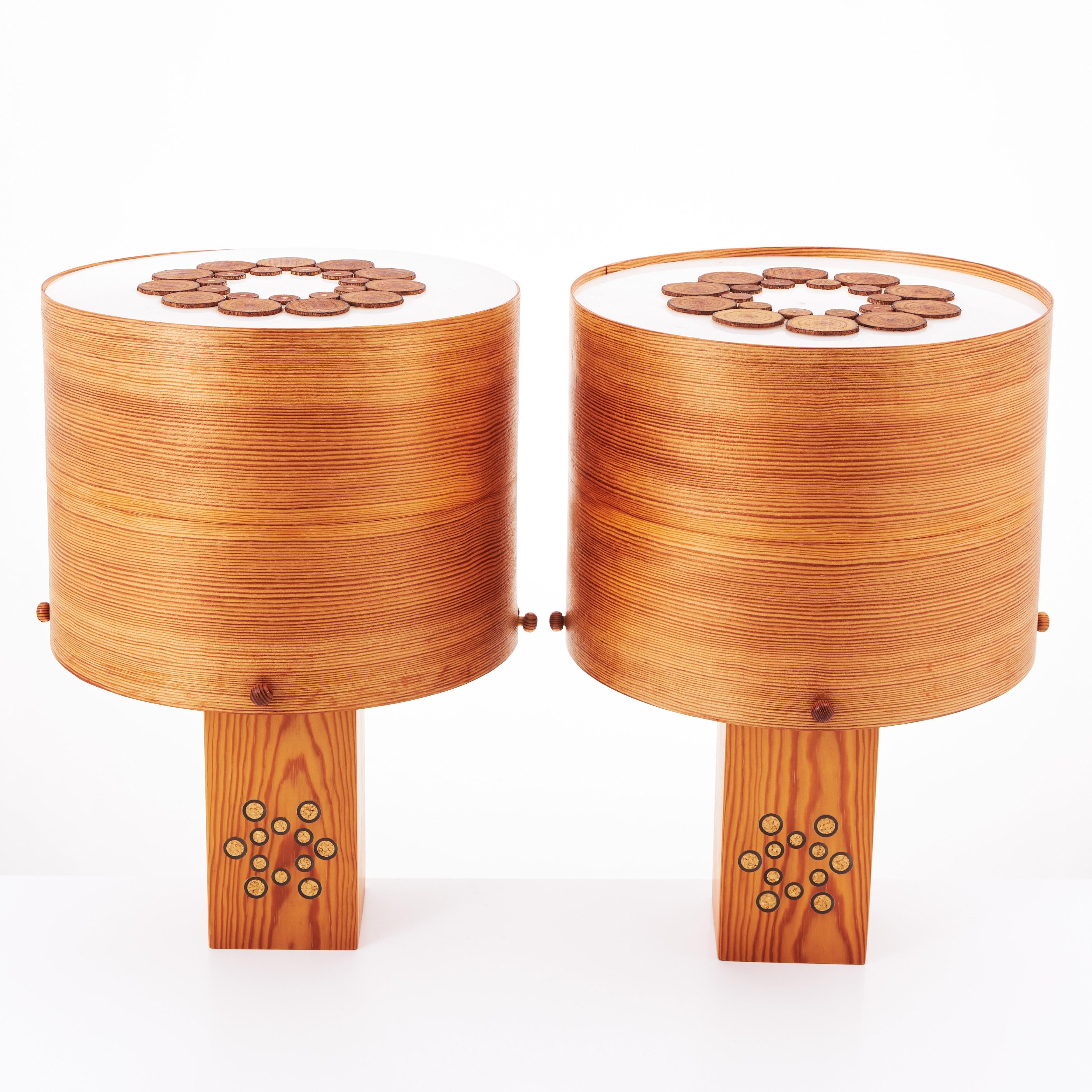 Anonymous table lamps France 1970