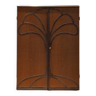 Vintage walnut bar/sideboard, Germany 1980s