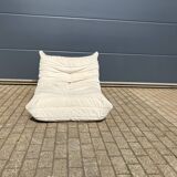 Authentieke Ligne Roset 1zit Togo 1988 beige in topstaat!!