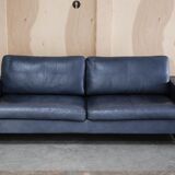 Vintage Conseta Sofa in Blue Cor Leather