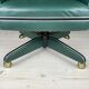 Mid-century green swivel office chair attributed to Umberto Mascagni, Italy, 1950s.