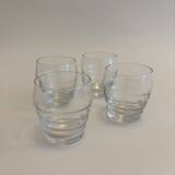 Art Deco transparent glasses