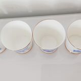 Set of 6 porcelain cups USSR 5.5 cm