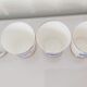Ensemble de 6 gobelets porcelaine URSS 5,5 cm