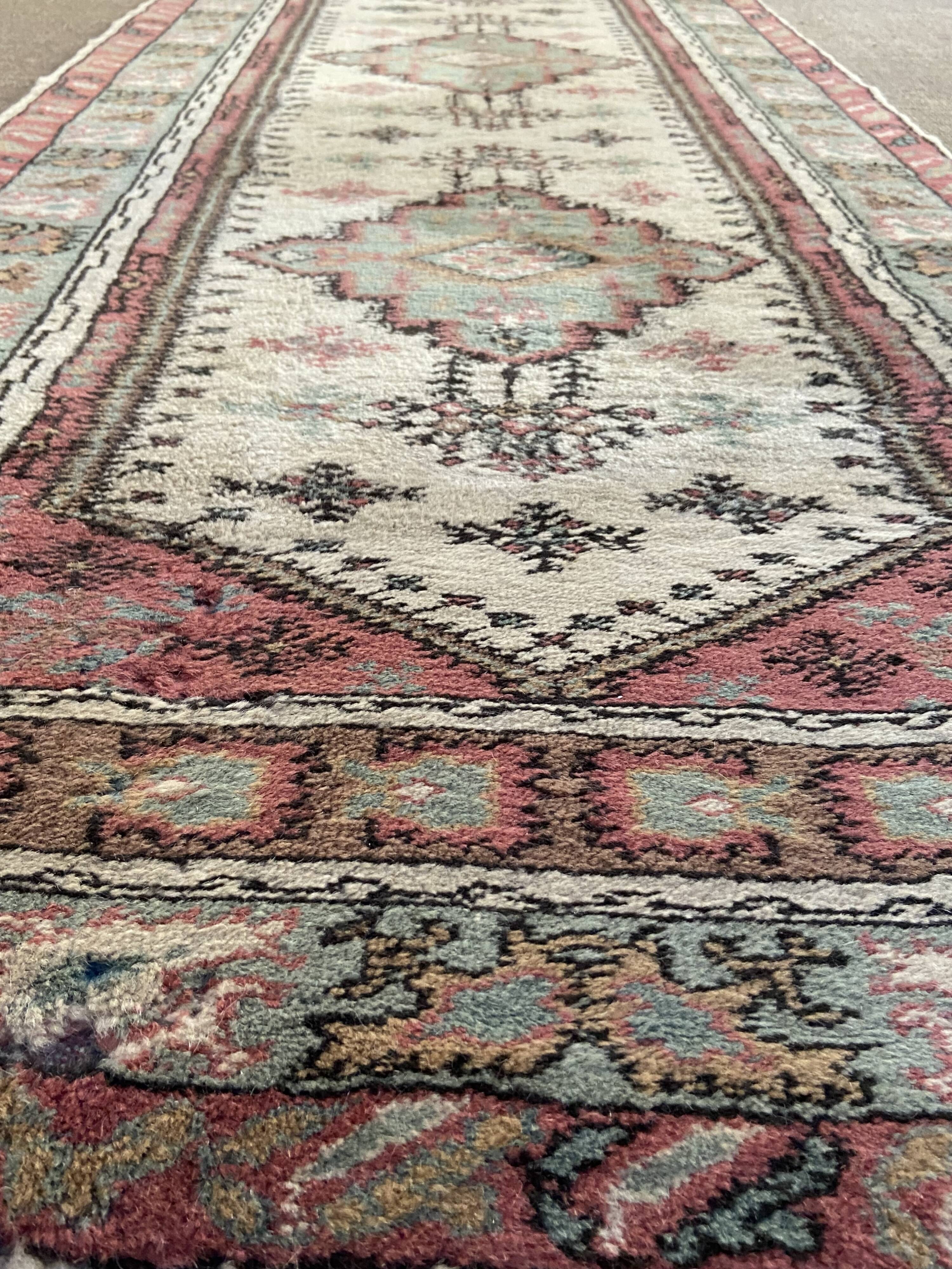 Oriental rug gallery hallway rug wool handmade Afghanistan