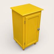 Buffet parisien art déco ocre jaune