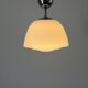 Opal glass ceiling light in Bauhaus style, Art Deco, 1940s, Germany