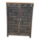 Storage furniture / Antique black wood and wood sideboard