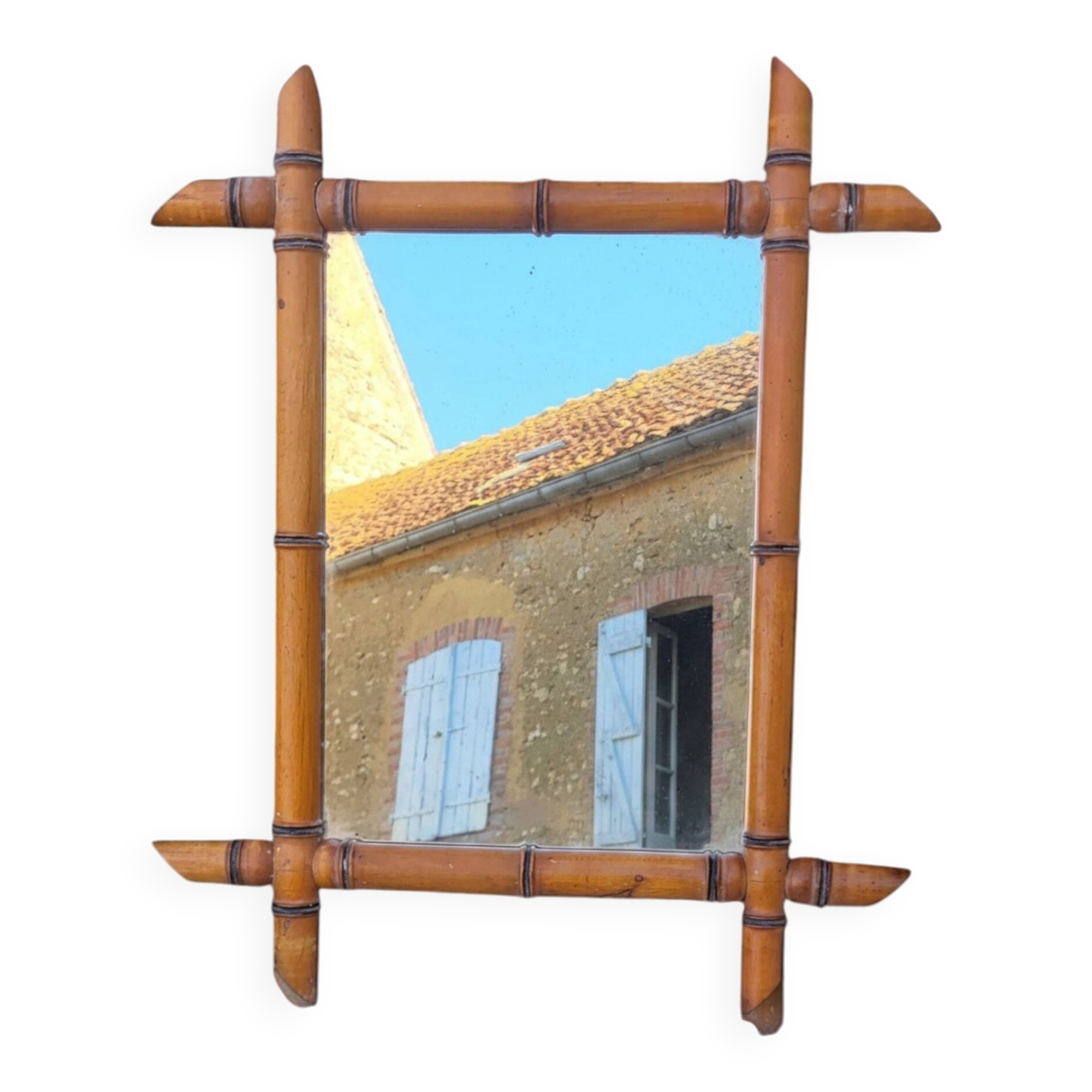 Miroir bambou 51*61 cm
