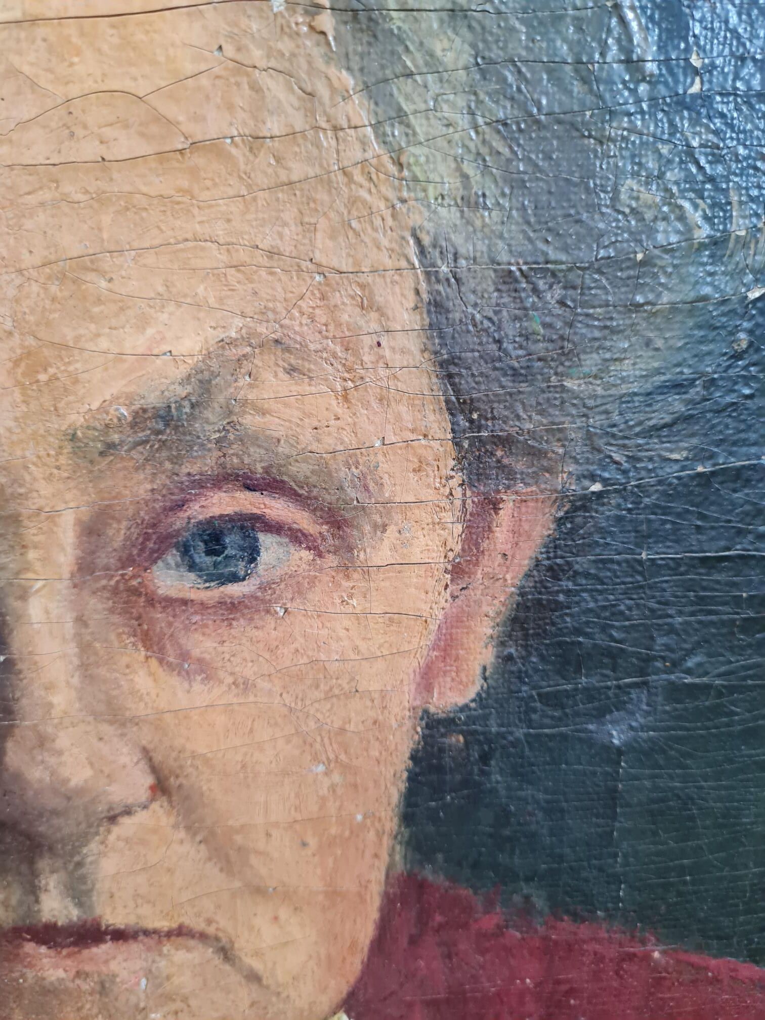 Vintage oil painting