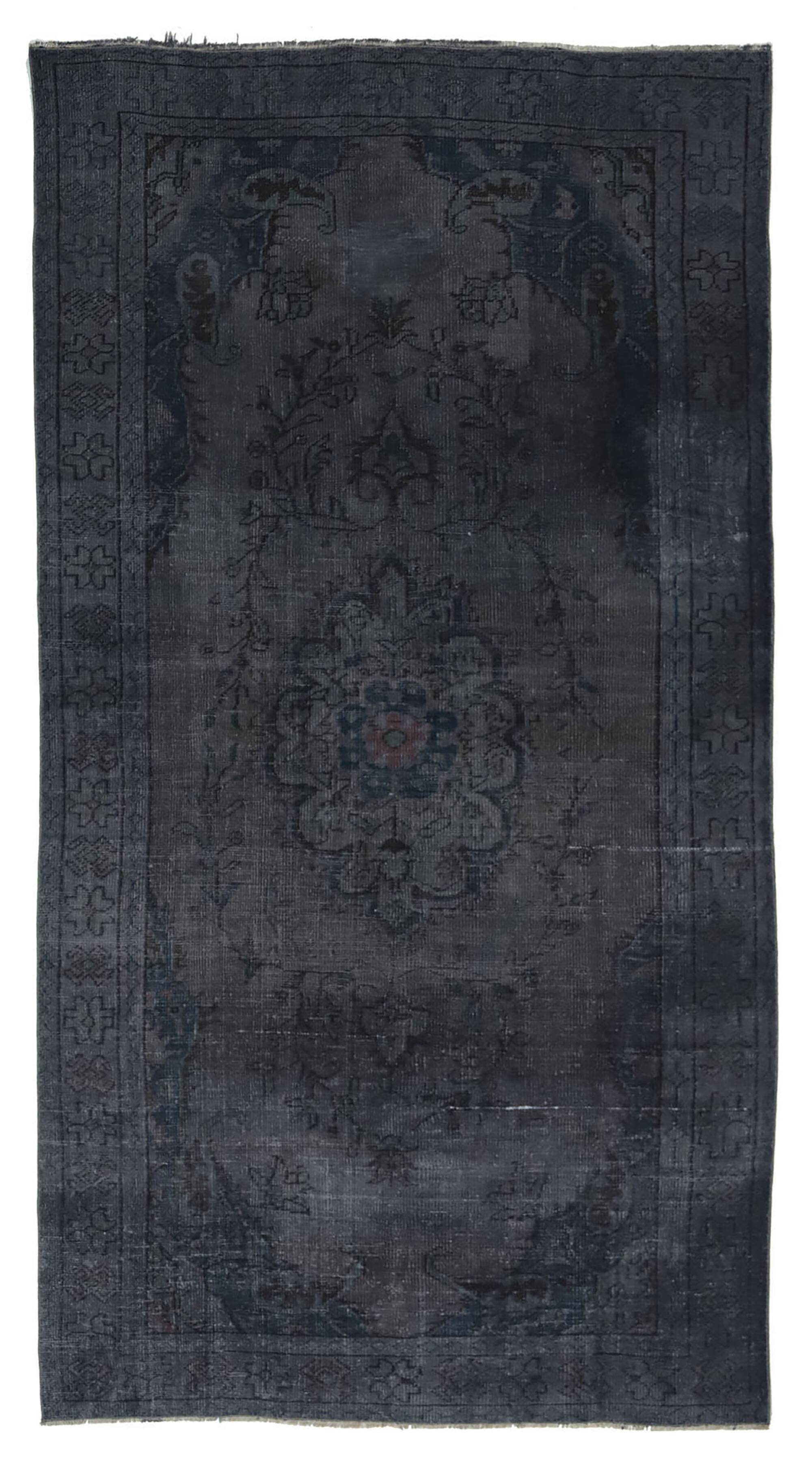 ONE-OF-A-KIND TURKISH HANDWOVEN VINTAGE RUG - RUSTIC VINTAGE CHARM 260X 142