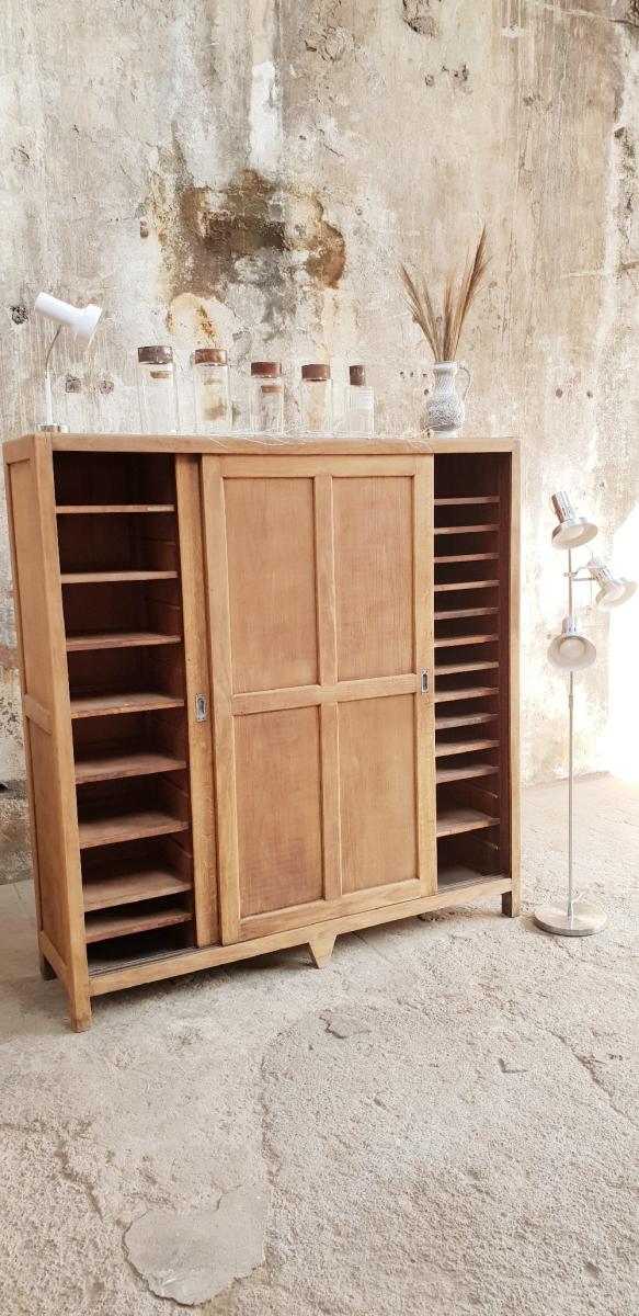 Furniture with vintage sliding doors