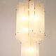 Murano glass ice pendant by Limburg, Germany, 1970s