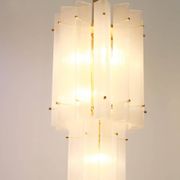Murano glass ice pendant by Limburg, Germany, 1970s