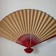 Large vintage hand-painted Japanese fan