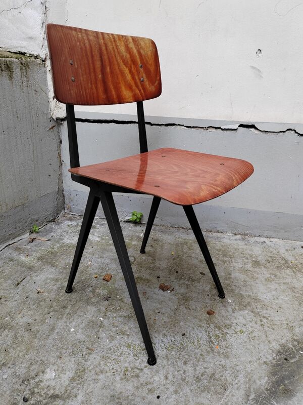 Chaise compas vintage marko