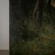 Cottage in the woods, oil on canvas signed