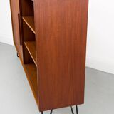 Teak Bookcase with One Sliding Door from Wk Möbel, 1960s