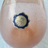 Vase verre bullé