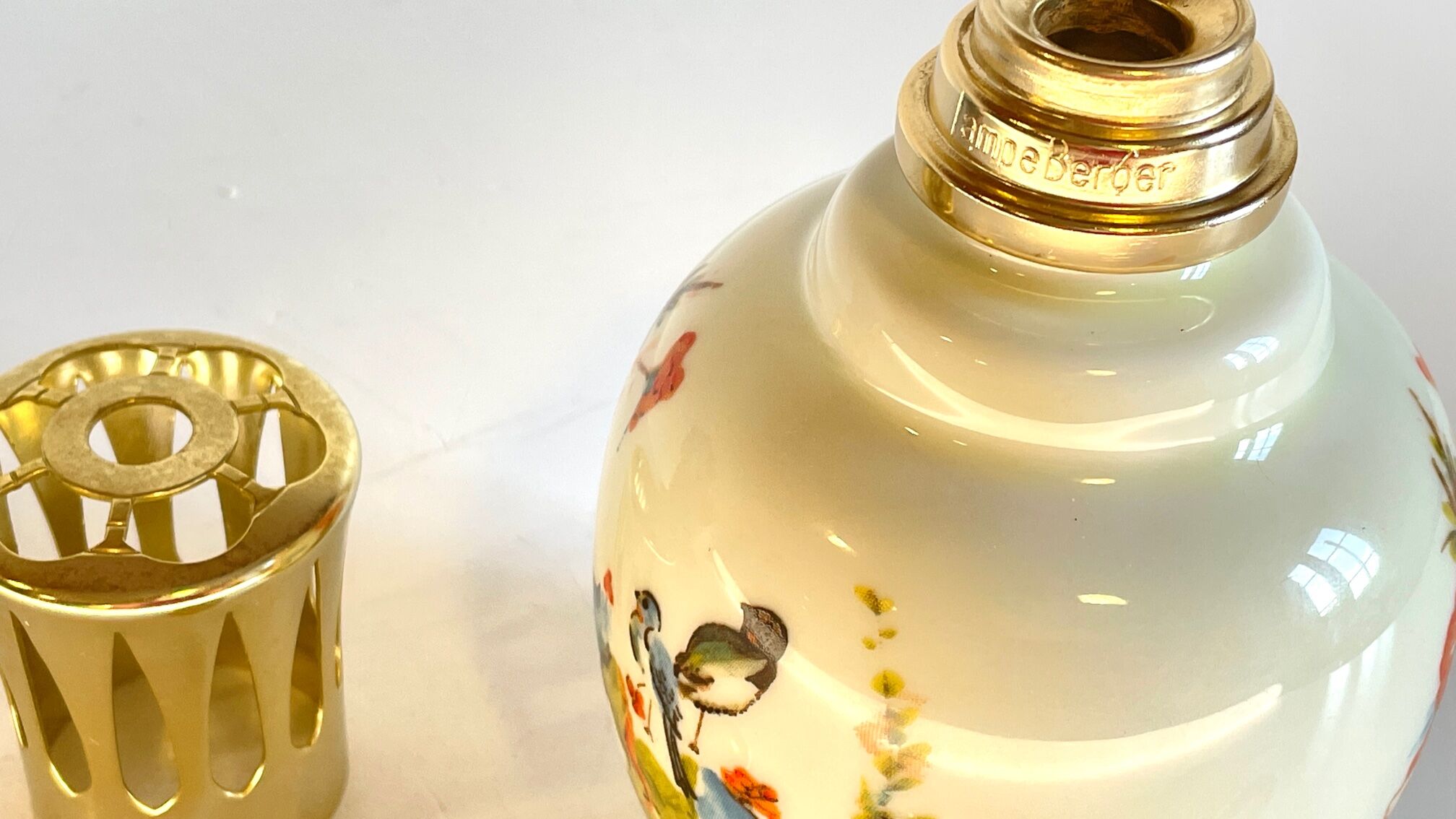 Bottle lamp shepherd limoges france