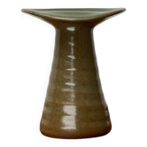 Vase de poterie d'atelier allemand vintage par Acki Jürgens, années 1970