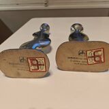 Pair of large candlesticks by David Marshall