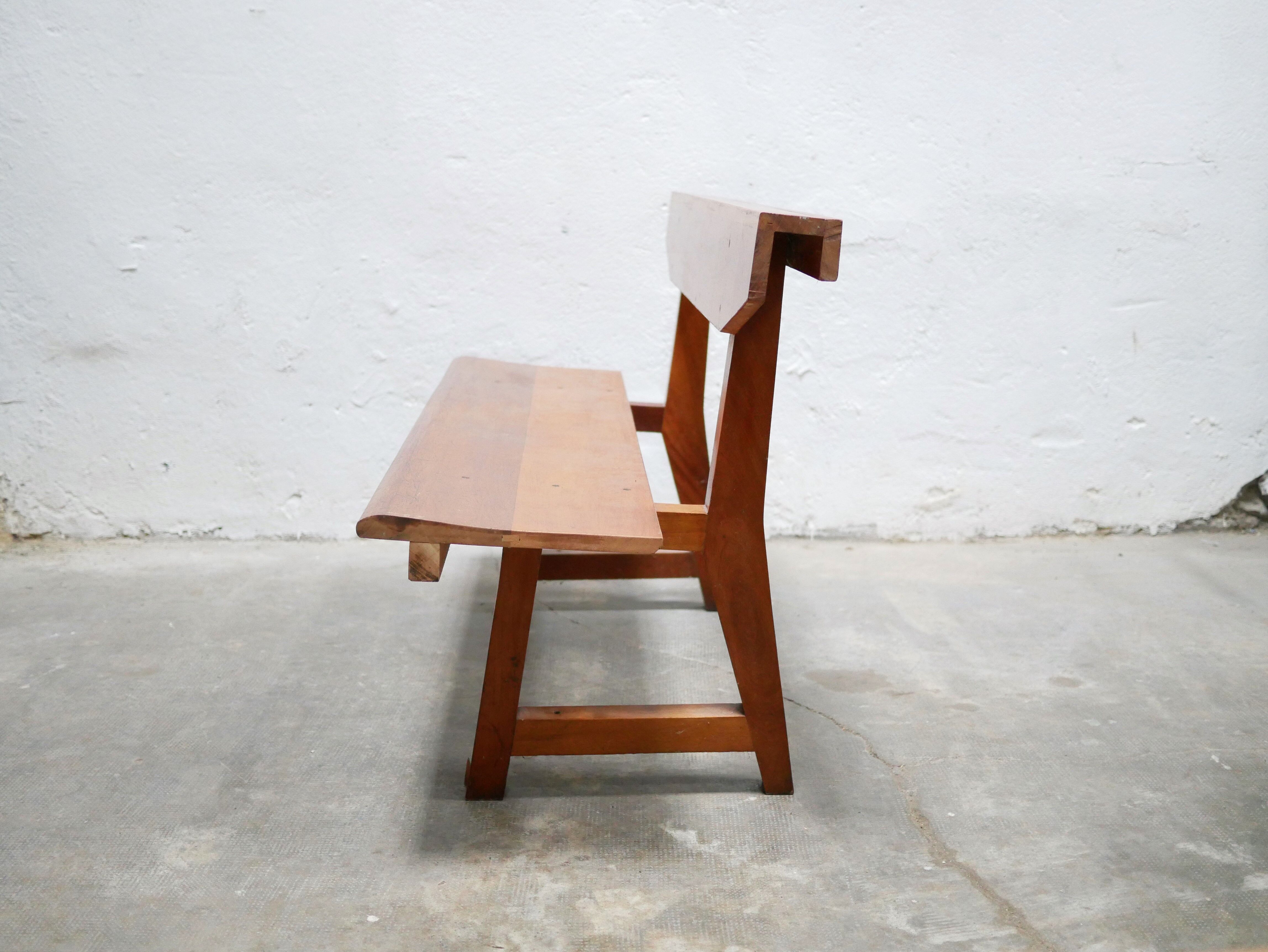 Vintage wooden bench