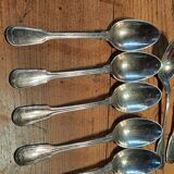 Silver-plated metal teaspoon