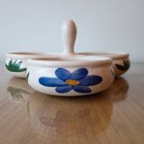 Hand-painted ceramic aperitif plate – Poteries du Marais