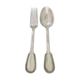 Couverts d’enfants en argent christofle