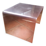 Smoked plexiglass sofa end from the 70s