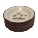Six cereal bowls from the 1970s Japanese noritake manufacture dimension: diameter -14cm- H-3.5cm