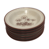 Six bols céréales des années 1970 fabrication Japonaise Noritake dimension : diamètre -14cm- H-3,5cm