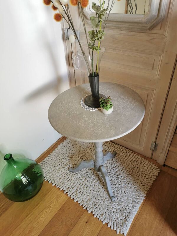 Guéridon Shabby chic