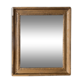Miroir ancien doré - 35 x 30 cm