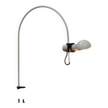 Lampe de table à pince Raul Barbieri Tronconi, lumière d'arc des années 1970.