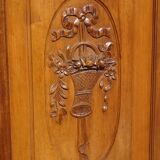 Art Deco buffet in walnut and marble