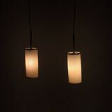 Double Pendant Lamp from Rotaflex, 1950s