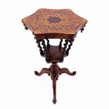 Inlaid table, France, circa 1880. After renovation.