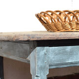 Old patinated coffee table