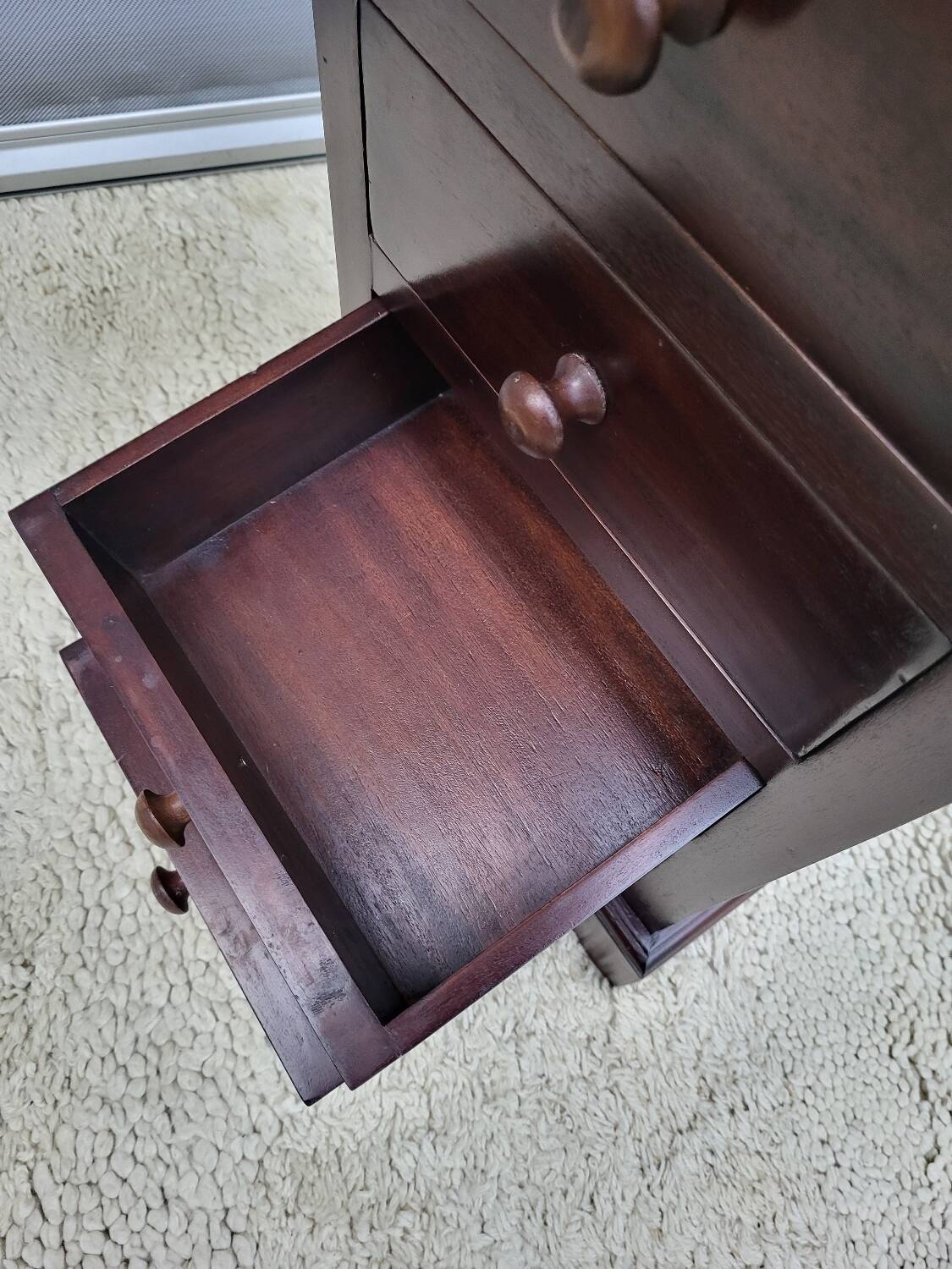 Vintage colonial column bookcase