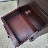 Vintage colonial column bookcase