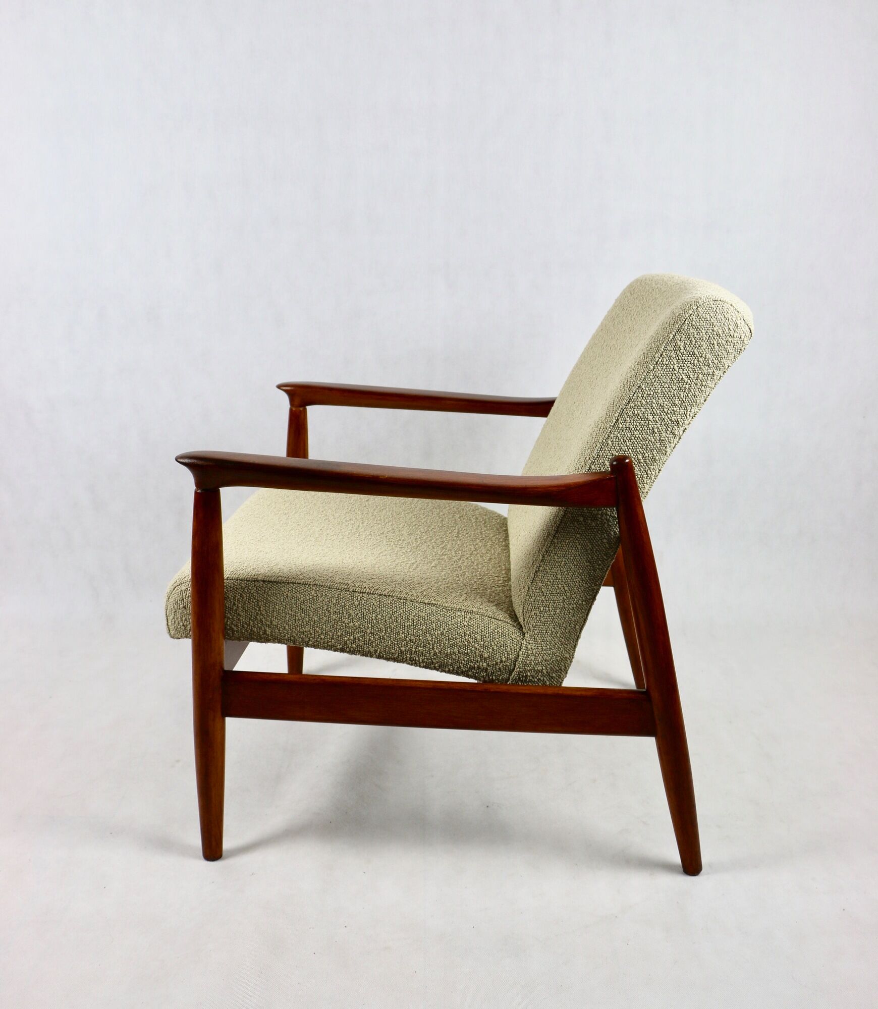 Beige Boucle GFM-64 Armchair