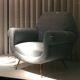 Pair of Mid-Century Modern Italian armchairs by Gigi Radice for Minotti,