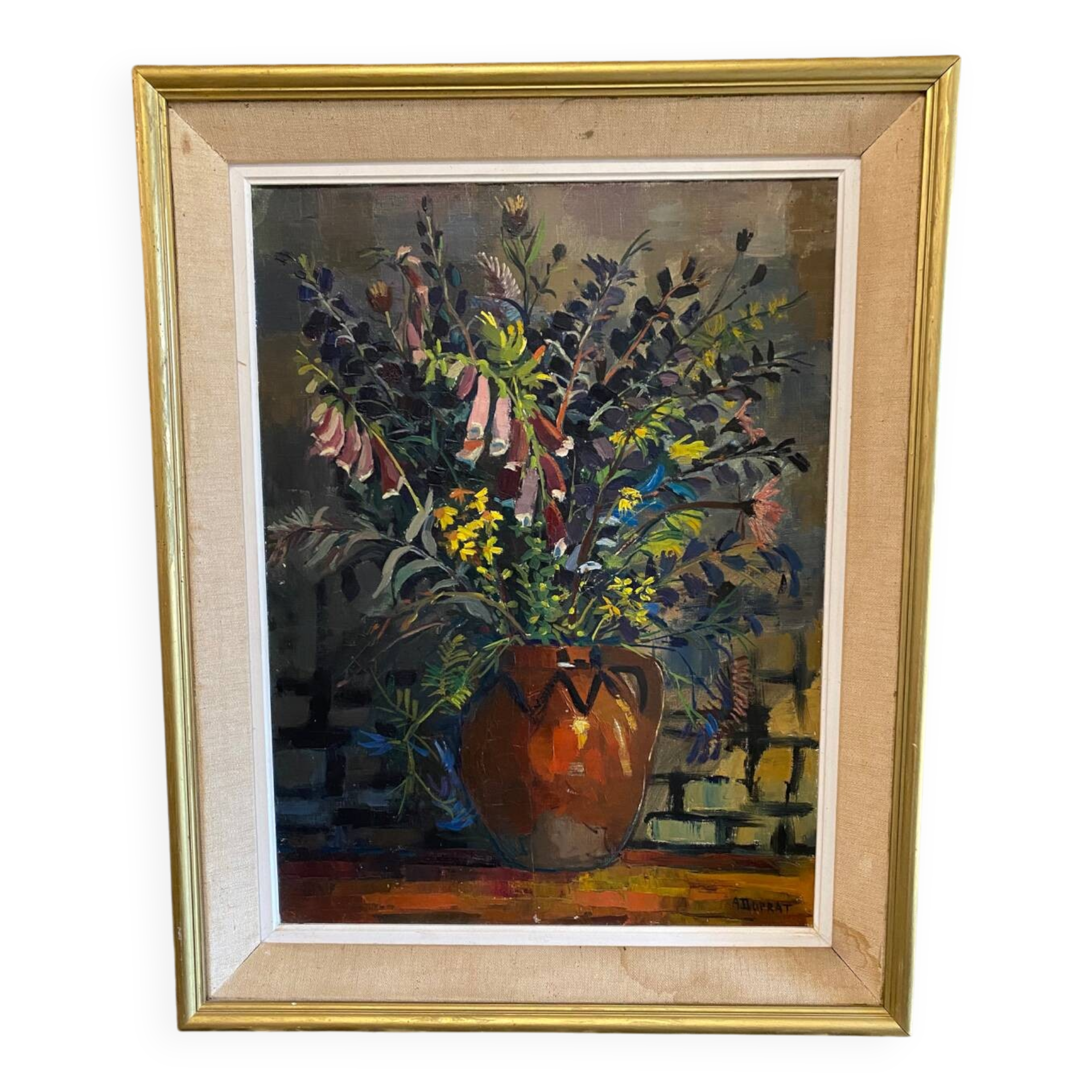 Oil on canvas André Duprat